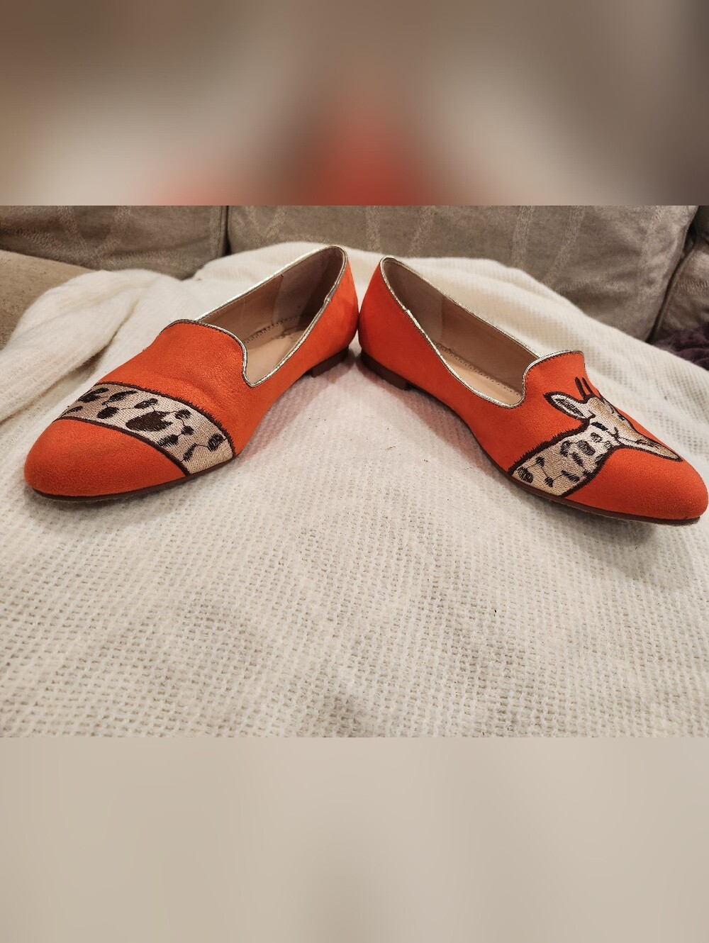 C. Wonder Giraffe Flats Sz 8 - Picture 2 of 3